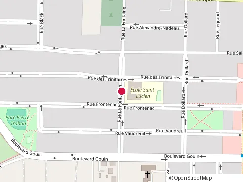 Location of Fencing Club Fleuret de Lys at 121 Rue Lafontaine, Saint-Jean-sur-Richelieu