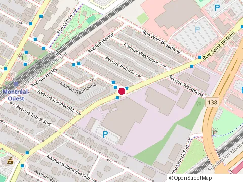 Location of Fenêtres Zy at 207-2005 avenue Elmhurst, Montréal