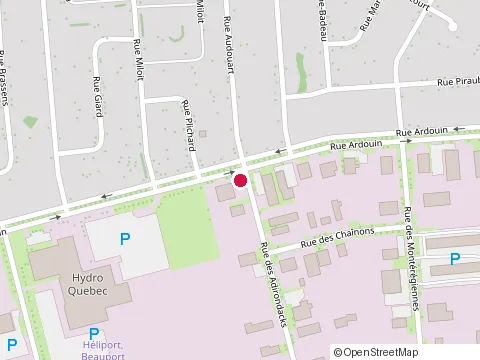Location of Ferblanterie Pro-Metal at 520 Rue Ardouin, Québec