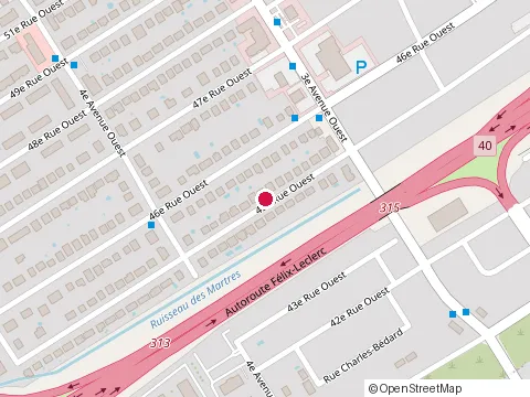 Location of Fernando Noel at 371 45E Rue O, Québec