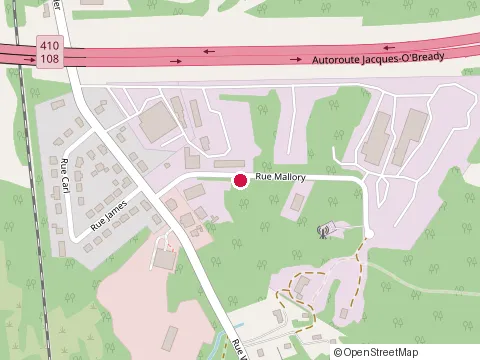 Location of Fibratout at 10 Rue Mallory, Sherbrooke