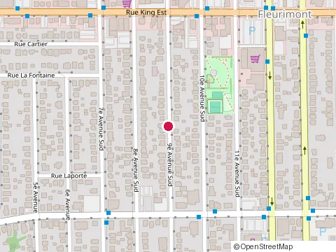 Location of Fierbrooke Construction Inc. at 212 9E Av S, Sherbrooke