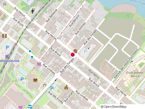 Location of Fini-Tabac at 383 Rue Hériot, Drummondville