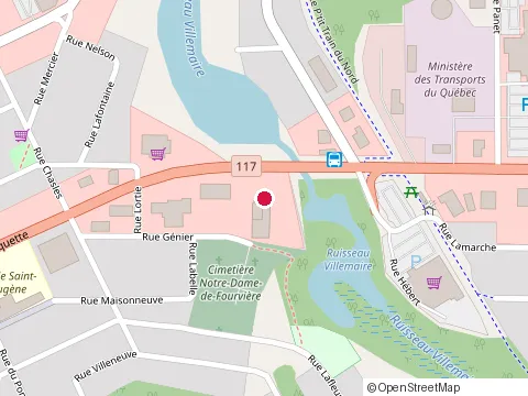 Location of Finition Expert Fm at 1691 Rue du Sentier, Mont-Laurier