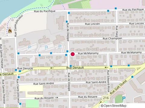 Location of Finition Roy at 1367 Rue Mcmanamy, Sherbrooke