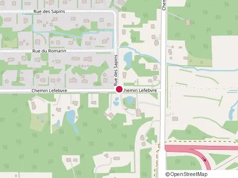 Location of Finitions "Country" Finishings at 2468 Chem Lefebvre, Sherbrooke