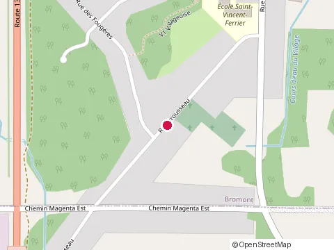 Location of Finitions Perfex at 100 Rue des Fougères, Bromont