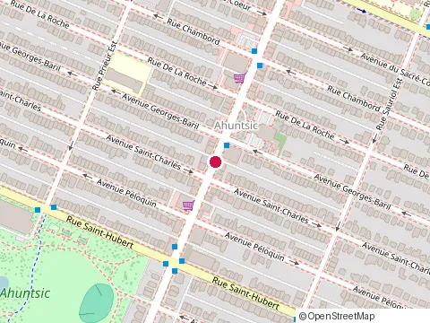 Location of Firme au Baluchon at 954 Rue Fleury E, Montréal