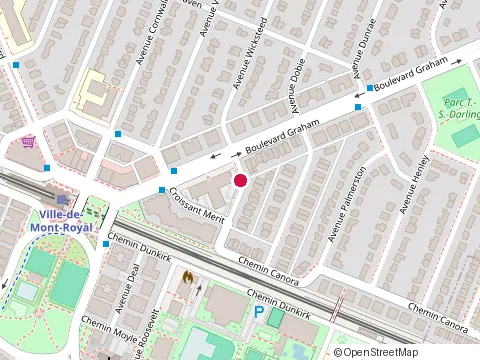 Location of Fisher Development Inc at 30 avenue Wicksteed, Mont-Royal