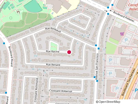 Location of Fissures et Drain Rive-Sud at 1734 Rue Soucy, Saint-Hubert