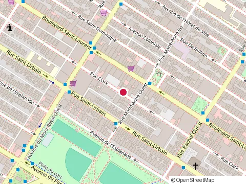 Location of Fix Auto Plateau Mont -Royal at 4369 Clark St, Montréal