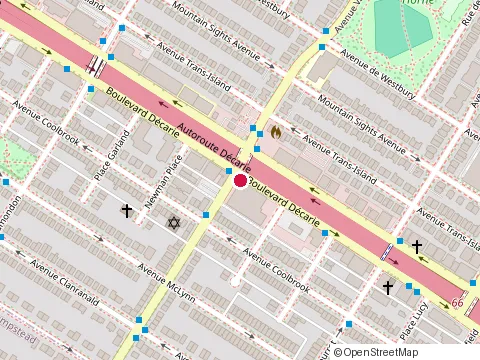 Location of Fix Auto Van Horne at 6100 boulevard Decarie, Montréal