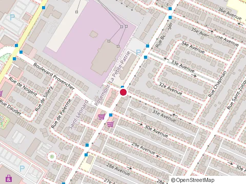 Location of Flamant Crêpes at 4593 Rue Bélanger, Montréal