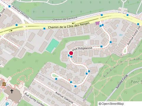 Location of Floorrevive at 3620 Ridgewood Ave, Montréal