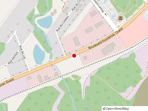 Location of Flor Deco at 818 boulevard Frontenac E, Thetford Mines