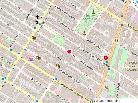 Location of Fondation Dépendances Montréal at 110 Rue Prince-Arthur O, Montréal