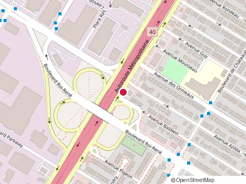 Location of Fondation et Structure Métropolitain at 8650 Boulevard Métropolitain E, Anjou