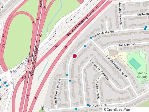 Location of Fondation Malette at 82 Rue de l'Érablière, Gatineau