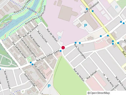 Location of Fondation Via-Dons at 840  Rue Saint-Vallier O, Québec