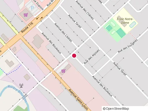 Location of Fondations Plessisville Inc at 945 avenue des Bouleaux, Plessisville