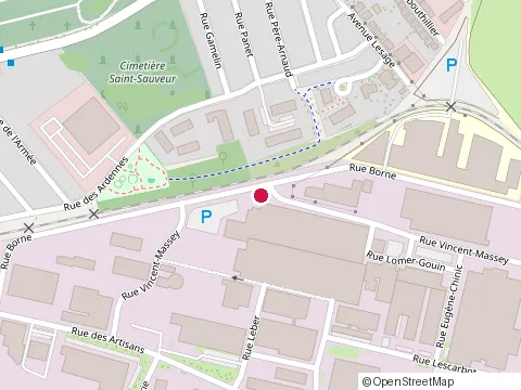 Location of Fontaine & Girard Inc at 1190 Rue Vincent-Massey, Québec