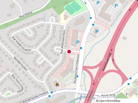 Location of Fontainebleau Medical Centre at 10 Bd des Châteaux, Blainville