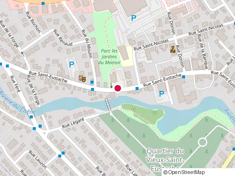 Location of Food at 213 Rue St-Eustache, Saint-Eustache