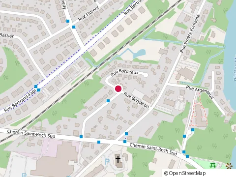 Location of Forage et Dynamitage Leblanc Inc at 440 Rue Bergeron, Sherbrooke