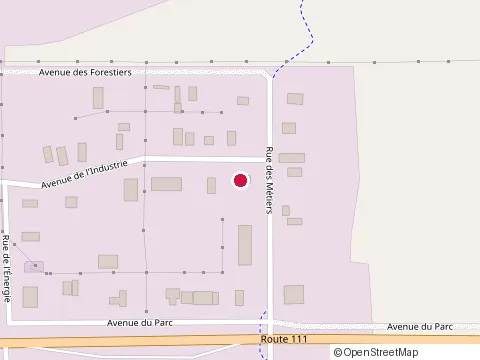 Location of Forage Hébert Inc at 662 avenue de l'Industrie, Amos