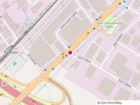Location of Forage Ste-Marie at 11220 Rue Colbert, Anjou