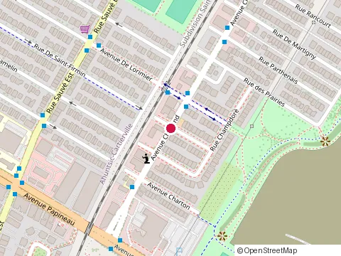 Location of Force Moteurs at 9535 Rue de Saint-Firmin, Montréal