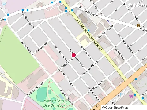 Location of Forcier Yolande Spa Nordique at 211 Rue Marie-Louise, Québec