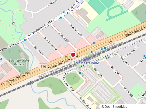 Location of Forest Claude at 545 Boulevard Laurier, Beloeil