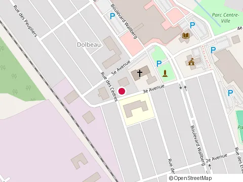 Location of Forestier et Excavation Frederic Lamothe at 911 Rue des Cèdres, Dolbeau-Mistassini