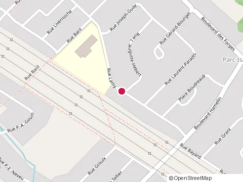 Emplacement de Forges Integrated School-le P'Tit-Bonheur Pavilion au 7625 Rue Lamy, Trois-Rivières