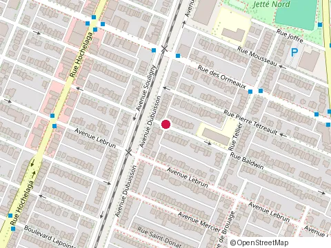 Location of Forget André at 2165 Rue Baldwin, Montréal