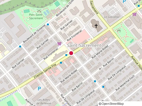 Location of Formation Soins Santé at 1379 Chemin Sainte-Foy, Québec