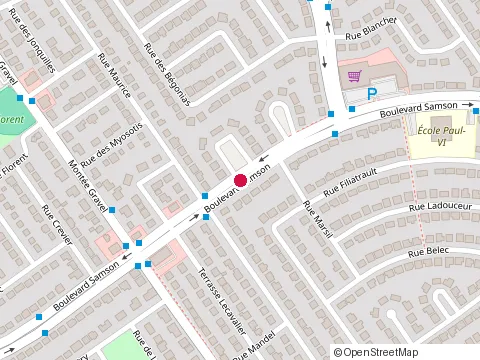 Location of Formations Remue-Meninges at 601 Place Marsan, Laval