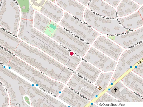 Location of Fortin, Paul & Associes Avocats at 782 avenue Upper Lansdowne, Westmount