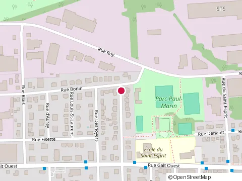 Location of Fournier Yvon at 1059 Rue Maurice-Duplessis, Sherbrooke