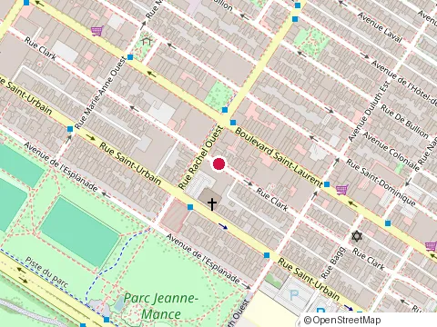 Location of Foyer Portugais Santa Cruz at 4160 Rue Clark, Montréal