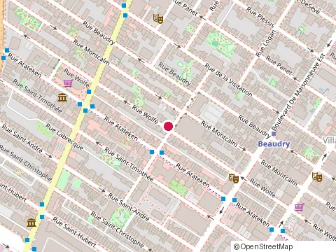 Location of Fraction Legal at 1909 Rue Wolfe, Montréal