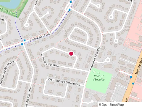 Location of France Bisson Soin Podologique at Croissant des Grives, Mascouche