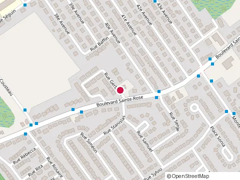 Location of France Touchette, la Capitale at 898 Rue Gerbault, Laval
