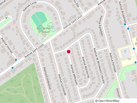 Location of François B. - Masso-Kinésithérapeute at 156 Avenue Millhaven, Pointe-Claire