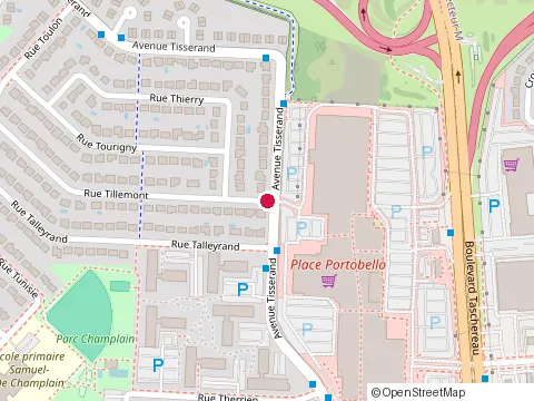 Location of Françoise French at 1635 Rue Tillemont, Brossard