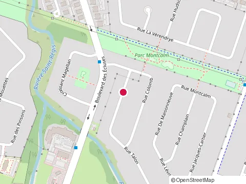Location of Frankqc at 3760 Rue Talon, Sainte-Catherine
