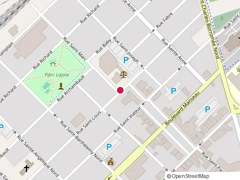 Location of Frechette Avocats at 423 Rue Saint-Louis, Joliette