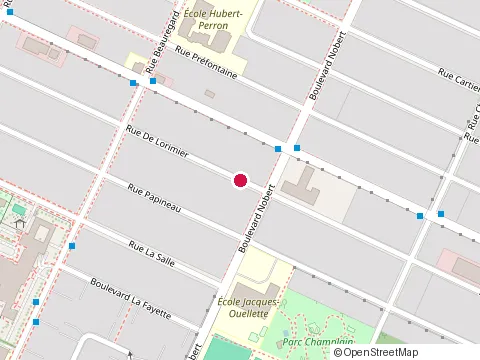 Location of Frédérick Bénard at 2410 Rue de Lorimier, Longueuil