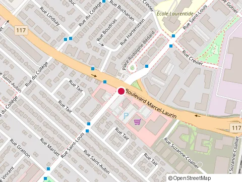 Location of Freed Construction at 1871 Rue Saint-Louis, Saint-Laurent